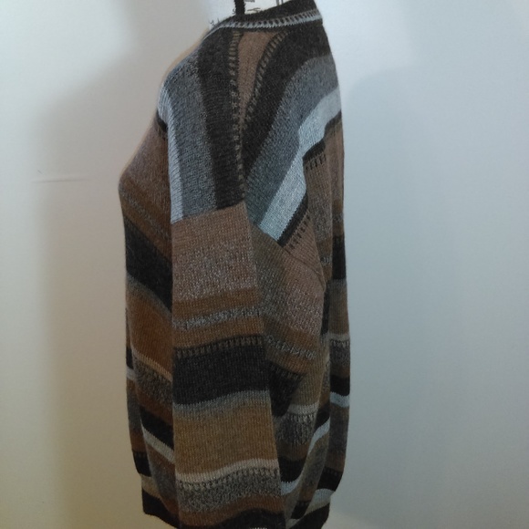 Waliki Mens 100% Alpaca Sweater Hand Loomed - Picture 4 of 6